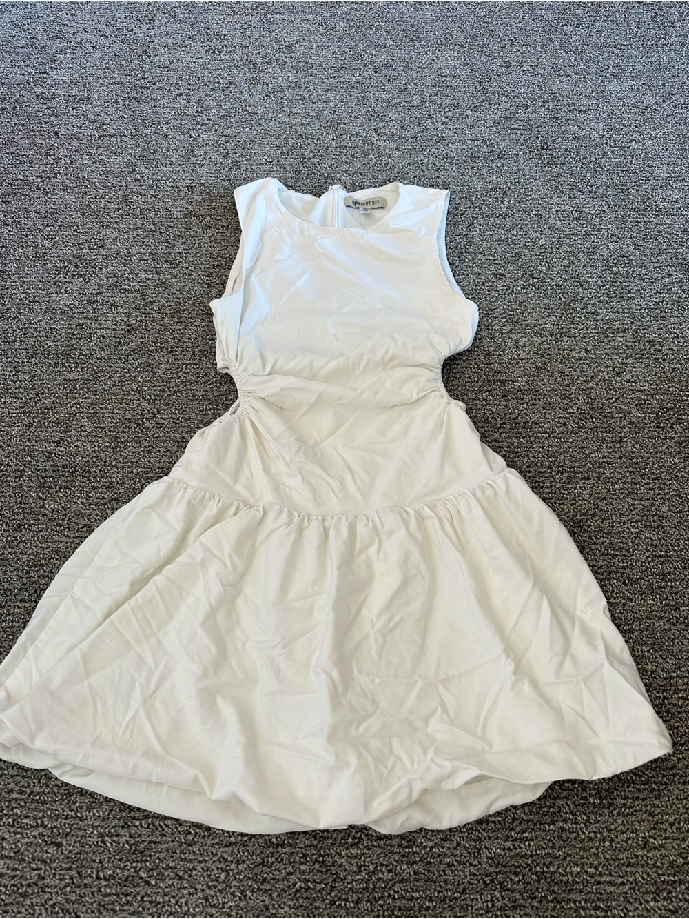 Urban Outfitters White Cutout Mini Dress